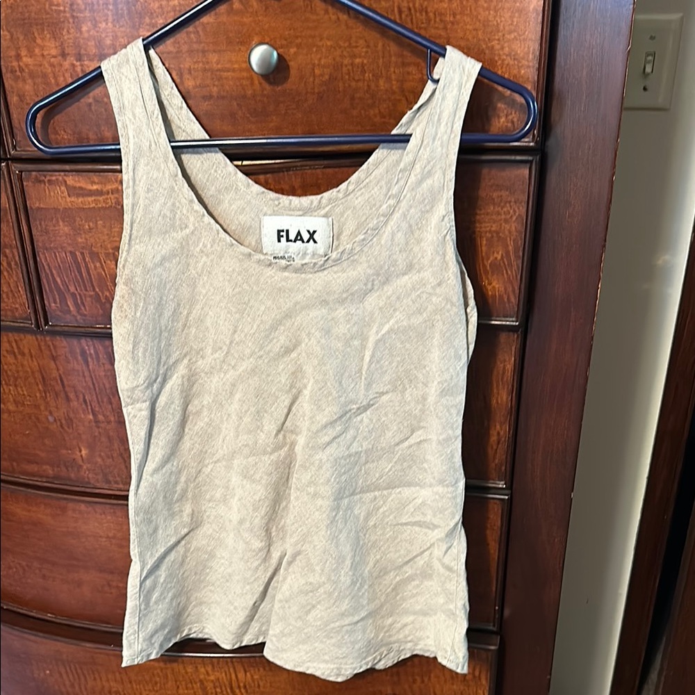 Flax Cream Tank Top
